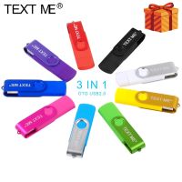 360 Rotate OTG USB Flash drive cle 64G USB 2.0 Smart Phone pen drive 4G 8G 16G 32G 64G micro usb memory storage devices U disk