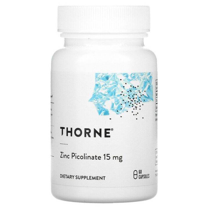 Thorne Research, Zinc Picolinate, 15 mg, 60 Capsules Lazada PH
