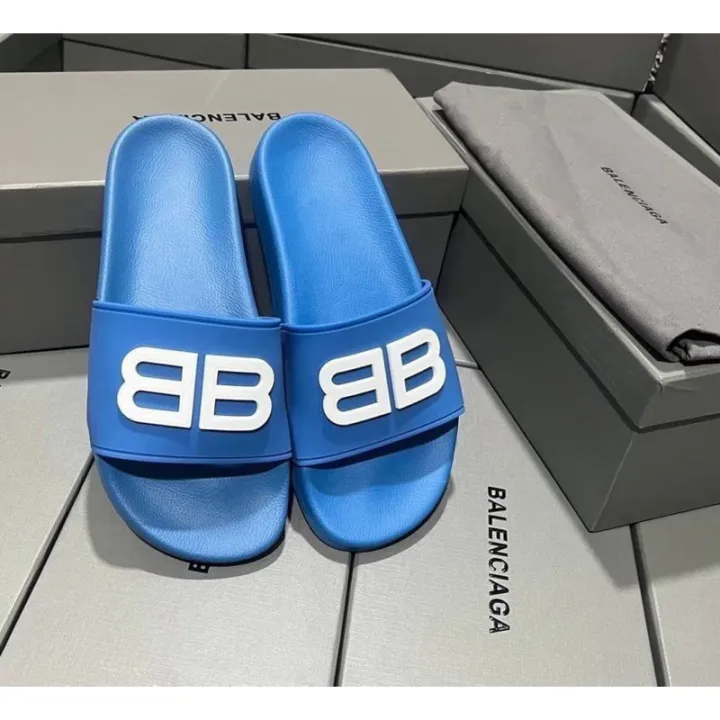 มีของพร้อมส่งค่ะ-new-arrival-balenciaga-men-s-pool-slide-sandal-พร้อมส่งค่ะ