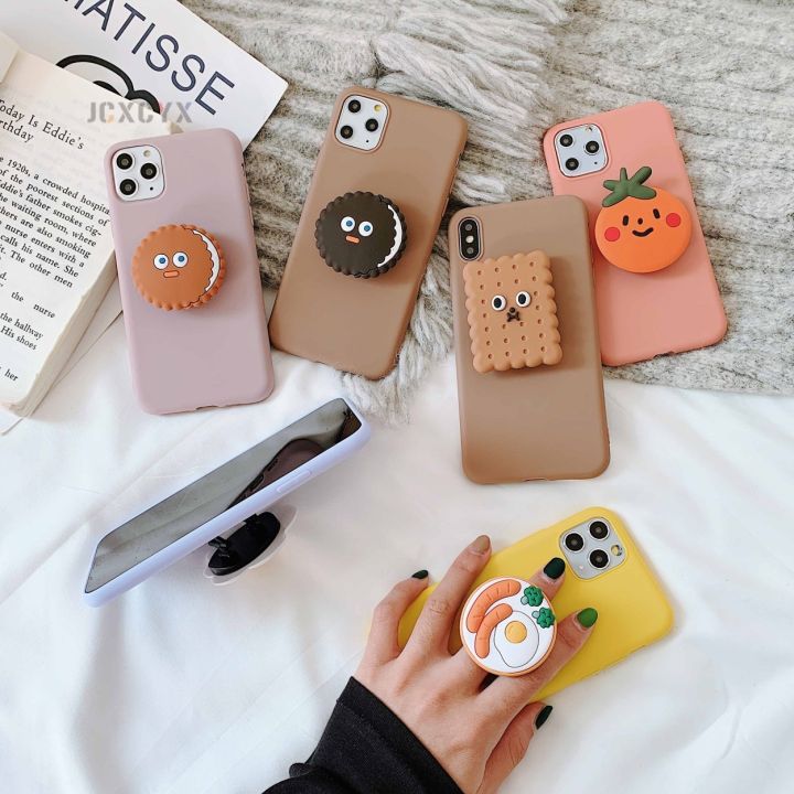 3d-cute-cartoo-cookies-soft-phone-case-for-iphone-x-xr-xs-11-pro-max-6s-7-8-plus-holder-cover-for-samsung-s8-s9-s10-note