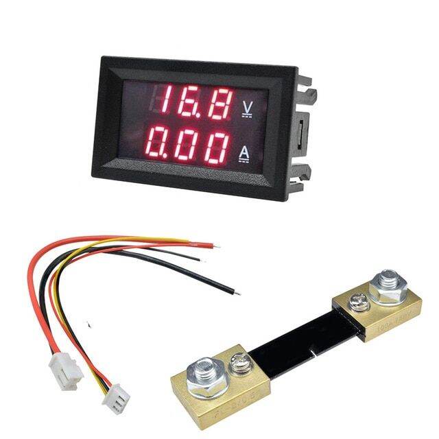 Quot Dual Led Display Digital Voltmeter Ammeter Dc V A A Panel Volt Voltage