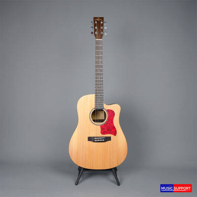 Ressonance guitars R-610DC กีตาร์โปร่งไม้หน้าแท้ชายเว้า Cutaway