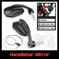 For YAMAHA NVX155 AEROX155 NVX AEROX 155 TENERE 700 Universal 7/8" 22mm Handle Bar End Rearview Mirror Motorcycle Rear View Mirror