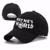 Black Wayne S World หมวกเครื่องแต่งกาย Wynes World เบสบอลหมวก Unisex Earth หมวกปัก Trucker พ่อหมวก Unisex หมวกปรับ