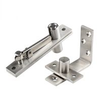 Heavy-duty 90-degree upper and lower hinges hidden hinges heaven and earth hinges stainless steel hinges L-shaped door hinges