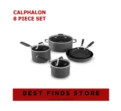  Select by Calphalon® Space-Saving Hard-Anodized
