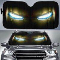 hot【DT】 Front Windshieled Sunshade for Car Iron Eyes Print Shield Cover Shades pare soleil de voiture