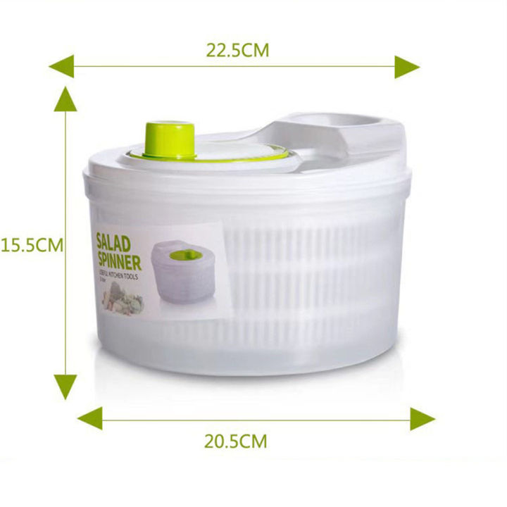 2-4-pcs-5l-ที่ล้างผัก-กะละมังล้างผัก-salad-spinner-ที่สลัดน้ำออกจากผัก-สลัดสปินเนอร์-สปินเนอร์-ใช้ล้าง-แช่-และสะเด็ดน้ำออกจากผัก-relaxhome