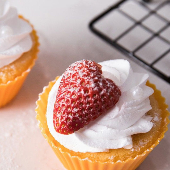 พิมพ์ทำเค้กพุดดิ้งเจลซิลิโคนดาว-hji-7ภาชนะอบแม่พิมพ์อบอุปกรณ์เสริมสำหรับการอบคัพเค้กและขนมปัง