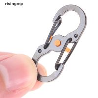 Outdoor Camping Carabiner Keychain with Lock 8 Shaped S Buckle Climbing Clip ♨HOT SELL