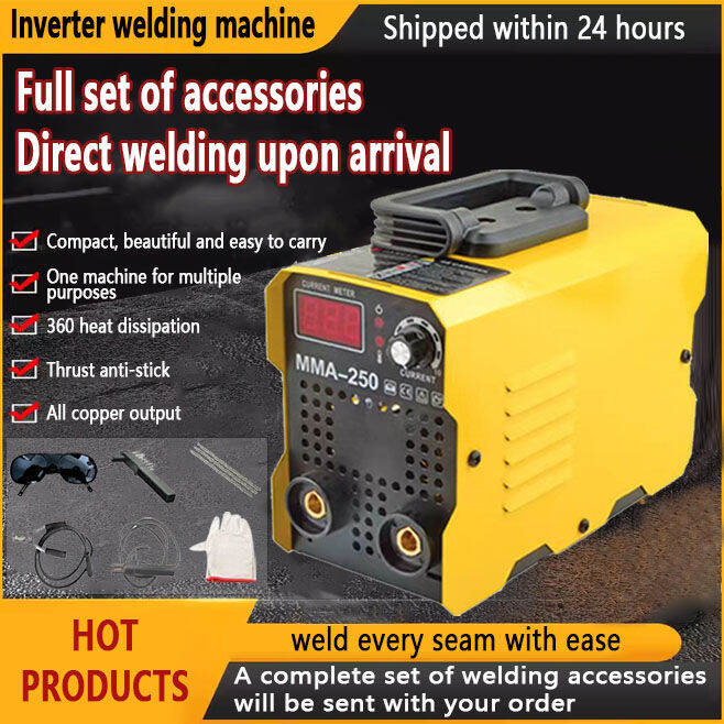 MMA250/300/350 Handheld Portable Inverter Welding Machine IGBT Full