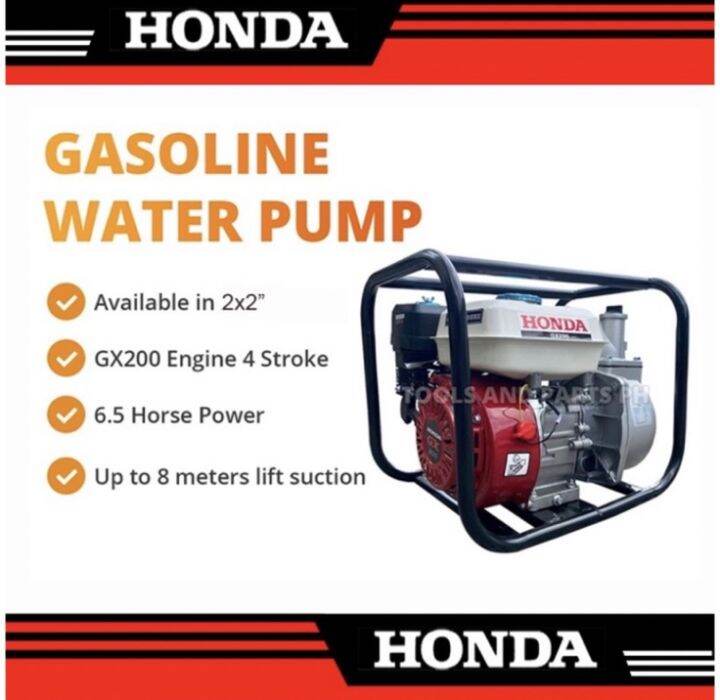 Honda Water Pump 2x2 Gasoline Engine WP20 Lazada PH
