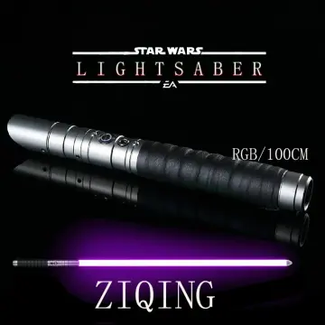 Hot Star wars Jedi Qui-gon Jinn Pixel Lightsaber Smooth Swing Saber With 16  Set Sound Fonts Heavy Dueling Laser Sword Glow Toys - AliExpress