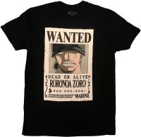 เสื้อทัวร์สกรีนลาย หนึ่งชิ้น One Piece Roronoa Zoro Bounty T-Shirt - Officially Licensed