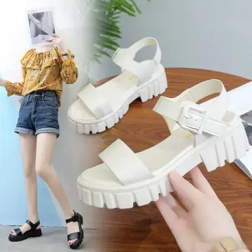 simple design women sandals thick sole| Alibaba.com