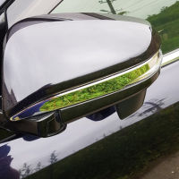 For Toyota Harrier XU60 2014-2018 ABS Chrome Accessories Car Rearview mirror decoration strip Cover Trim Styling Sticker