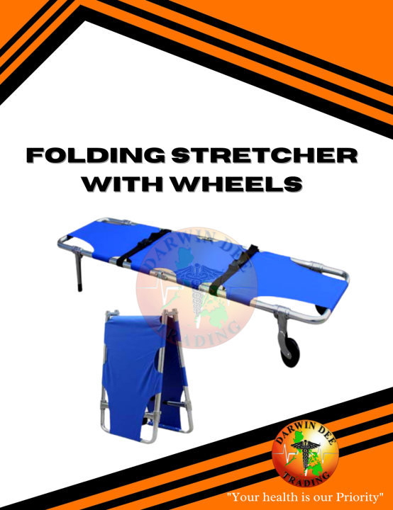 FOLDING STRETCHER HEAVYDUTY WITH WHEELS | Lazada PH