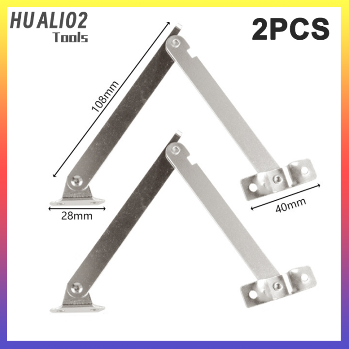 huali02บานพับบานพับสปริง2ชิ้นอยู่เหล็กสำริดโบราณของตกแต่งบานพับกล่องเฟอร์นิเจอร์