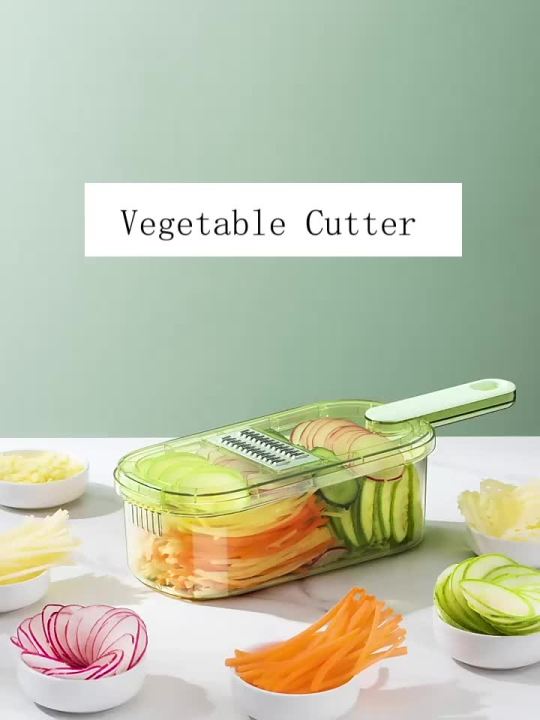 6 in 1 Vegetable Cutter Grater Vegetables Slicers Shredders Multi
