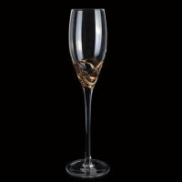 Creative Luxury Lead-free crystal Champagne Flutes Glass cup transparent goblet Party beer wine glass Drinking Ware