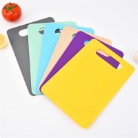 plastic Cutting Board fruit vegetable cutting gadget Non-slip mildew antibacterial Hang Hole kitchen Cooking tool