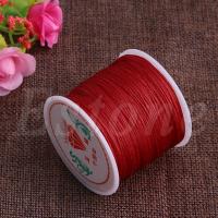 L 0.8mm Nylon Cord Thread Chinese Knot Macrame Rattail celet ided String