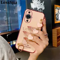 เคสมือถือสำหรับ Huawei Nova 11ฝาหลังสร้อยข้อมือความรักกันตกป้องกันลายนิ้วมือแฟชั่นซิลิโคนนิ่มสำหรับ Huawei Nova 11 Pro เคสโทรศัพท์