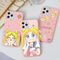 เคสโทรศัพท์ Sailor Moon พิมพ์นุ่มสำหรับ Samsung A52 A72 A32 A70 A02s A42 A50 A11 A12 A10 A20 A30 A21 A31 A41 A51 A71 A30 A10s S20 FE S21 S30 S7 S8 S9 Plus หมายเหตุ10 20เคสปกแบบพิเศษ