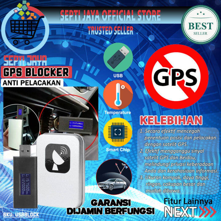 Usb Gps Alat Anti Pelacakan Penangkal Penghilang Sinyal Gps Tracker Anti Tracking Location Gps