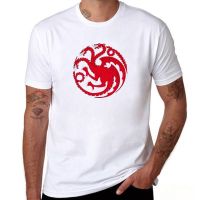 2019 Game of Thrones T Shirt Men Summer Targaryen Fire &amp; Blood Dragon T-Shirts For Men Casual Streetwear Fashion Men Top Tees  QHJA