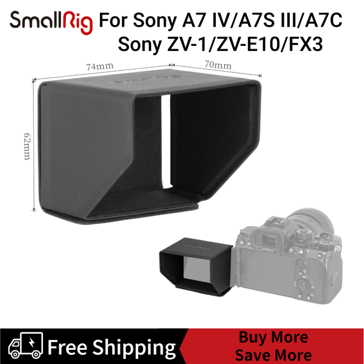 smallrig-กล้อง-sunhood-สำหรับ-sony-alpha-7-iv-alpha-7s-iii-alpha-7c-zv-1f-zv-1-zv-e10-fx3กล้อง3206