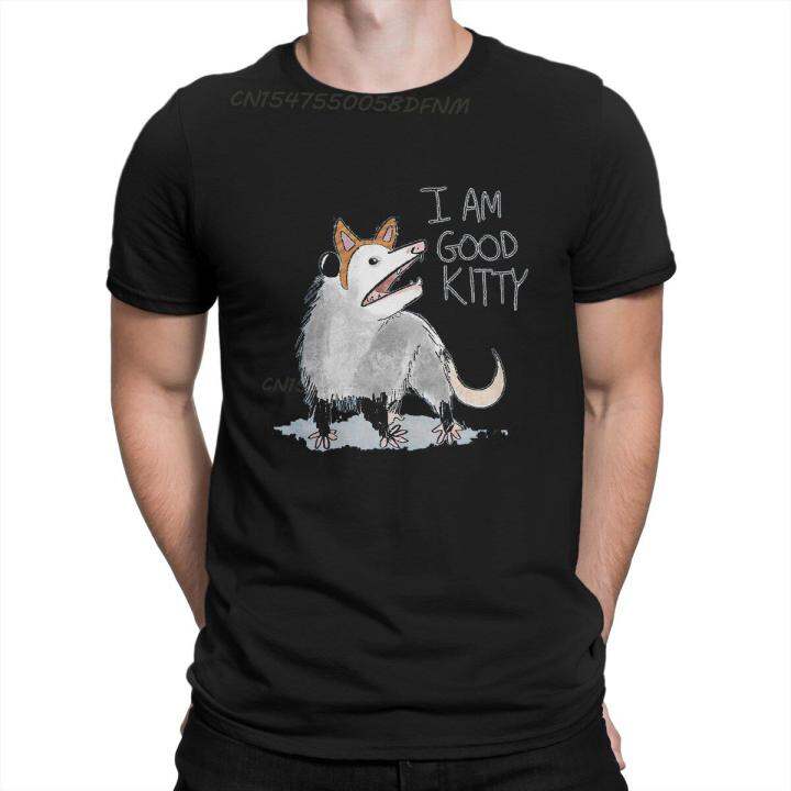 i-am-good-kitty-design-classic-males-t-shirt-opossum-mouse-animal-summer-tops-men-t-shirts-mens-designer-kawaii-clothes