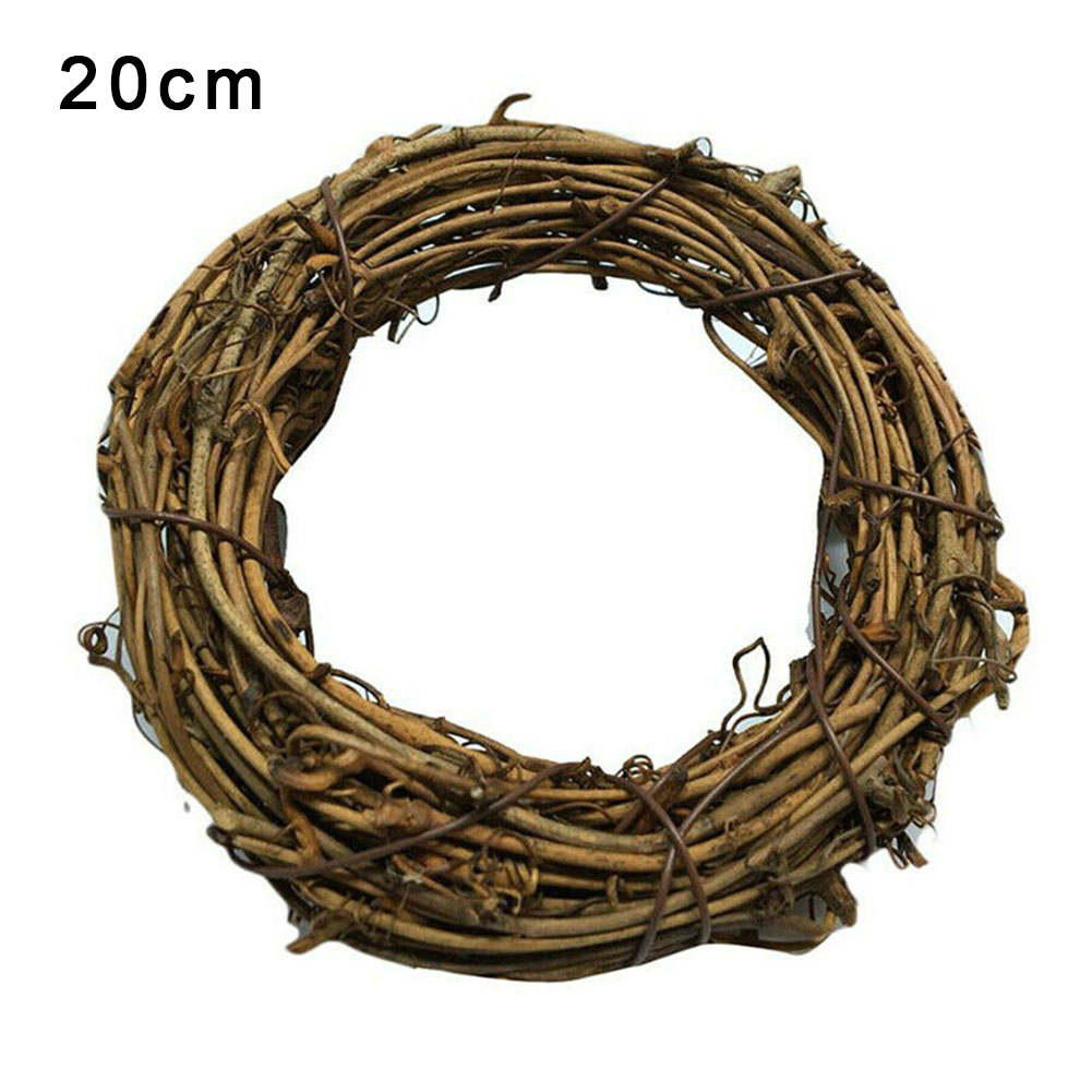 Details about   Christmas Artificial Wreath Wicker Vine Ring Festival Rattan Garland Xmas Decor 