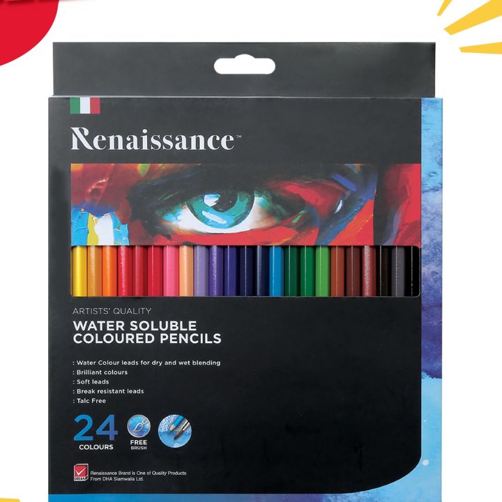 เรานาซองซ์-ดินสอสีระบายน้ำ-24สี
