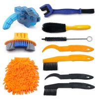 Bicycle Cleaning Kit Mountain Bike Chain Cleaner Scrubber Tire Brushes Washing Glove Cycling Maintenance Tool Accessories