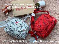 Kipling &amp; Mickey Limited Edition Flax Shoulder Bag แท้sale โล๊ะล้างสต๊อก