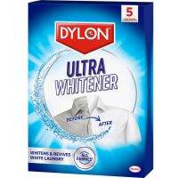 DYLON ULTRA WHITENER ไดล่อน ผลิตภัณฑ์ซักผ้าขาว และขจัดคราบสกปรก บรรจุ 5 ซอง x 30กรัม