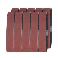 10 Pcs/Set Sanding Belts 25x330mm Abrasive Belt Anti-clogging Functions Sanding Band 120/320/600 Grits for wood Sanding