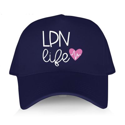 2023 New Fashion  Breathable Baseball Caps Cool Hat Lpn Life Nurse Mens Original Novelty Yawawe Caps，Contact the seller for personalized customization of the logo