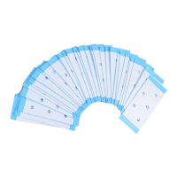 Transparent Blue Hair Tape Double Sided Adhesives WIth Small Holes 36pcs/lot Waterproof Toupee Tape For Toupee/Lace Wigs Cleaning Tools