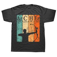 Archer Periodic Table Bow Hunting Archery Vintage T Shirts Summer Style Graphic Streetwear Short Sleeve Birthday Gifts T-shirt