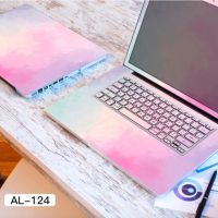 【☄New Arrival☄】 dang676 เคสสามด้านปกหนังสำหรับ Dell / Lenovo /Macbook/acer/hp/asus /Alienware/ปรับแต่งสติกเกอร์