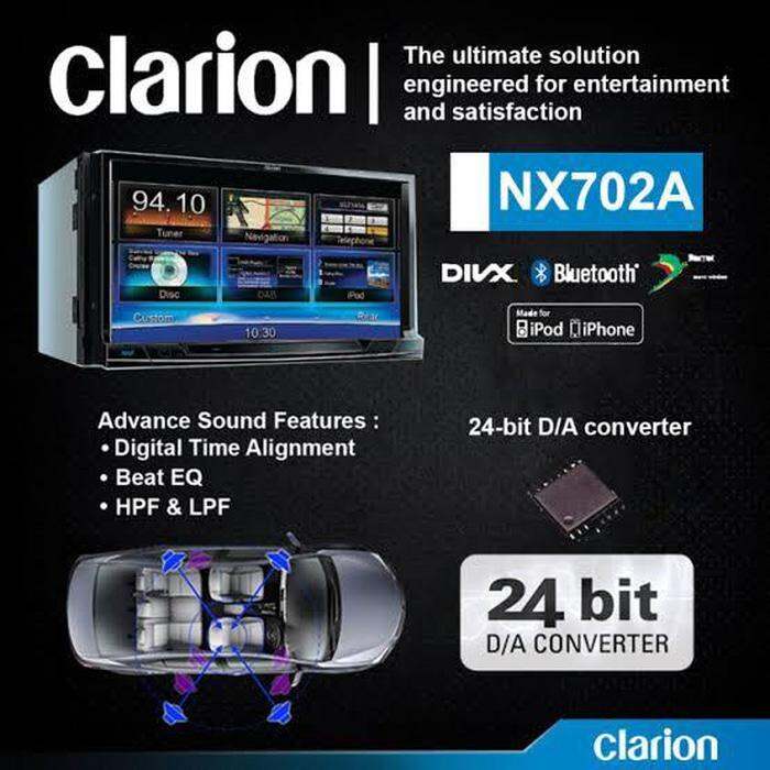 Head Unit Clarion Nx702A Lazada Indonesia