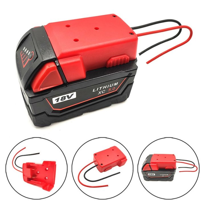 yf-battery-adapter-for-milwaukee-m18-li-ion-power-tool-converter-12-awg-wires-connector-conversion