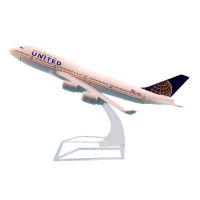 16ซม. โลหะผสมโลหะ Air United B747 Airlines เครื่องบินรุ่น United Boeing 747 Airways Diecast Air เครื่องบินรุ่นเครื่องบิน Aeroplane #007