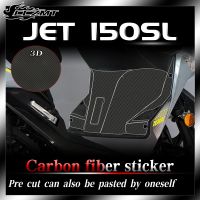 ❏□❈ For SYM JET 150SL stickers 3D carbon fiber protective stickers body stickers embossed stickers waterproof modifications