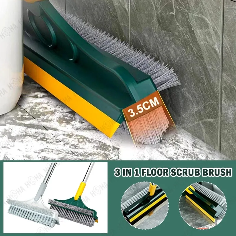 3 In 1 Brush Magic Brush Broom Toilet Brush Floor Brush Pemberus Tandas  Pemberus Lantai Pengosok Penggosok Lantai Berus