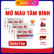 Combo 3 hộp Mỡ Máu Tâm Bình - Hỗ trợ giảm mỡ máu, giảm cholesterol