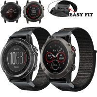 สายไนลอนทอถอดง่ายสำหรับ Garmin Fenix 3 5X Plus 6X