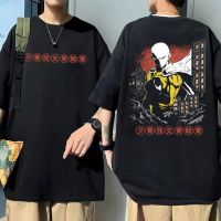 Anime One Punch Man Print Tshirt Funny Strongest Hero Saitama Sensei T Shirt Short Sleeve Men Manga Novelty Oversized Tees